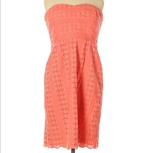 J. Crew strapless dress with sweetheart nickline